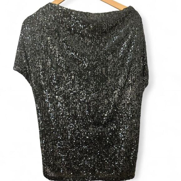 Cable and Guage Sequin off the Shoulder / Slouchy Top Size Medium - Picture 3 of 8